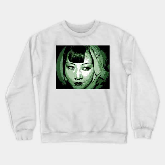 AMW Grn Crewneck Sweatshirt by JerryGranamanPhotos71